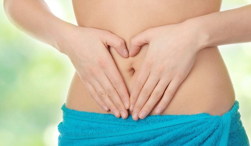 Abdominal pain and worm disease