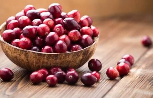 Berry cranberries from parasites