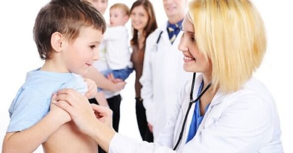 Treat the child's body