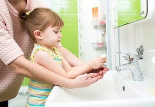 Wash your hands frequently to prevent parasitic infections